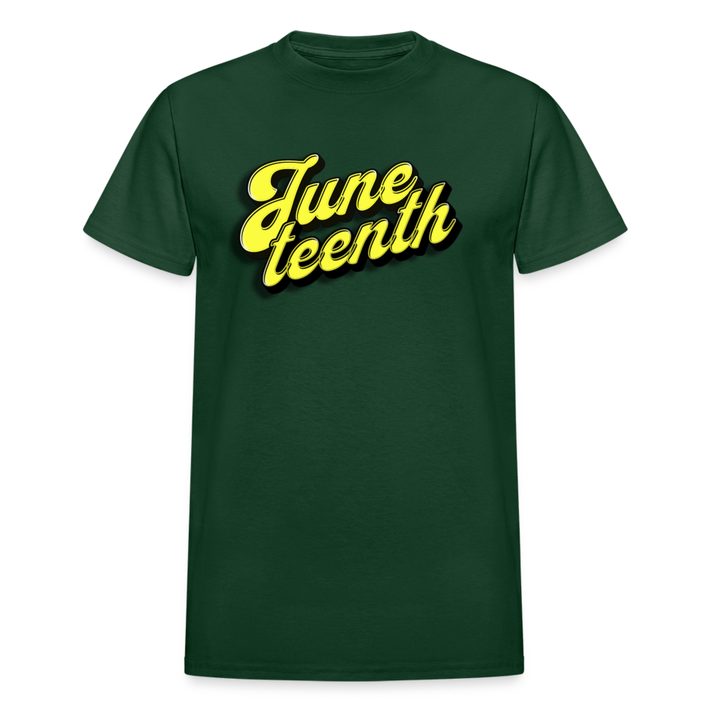 Juneteenth Unisex T-Shirt - forest green
