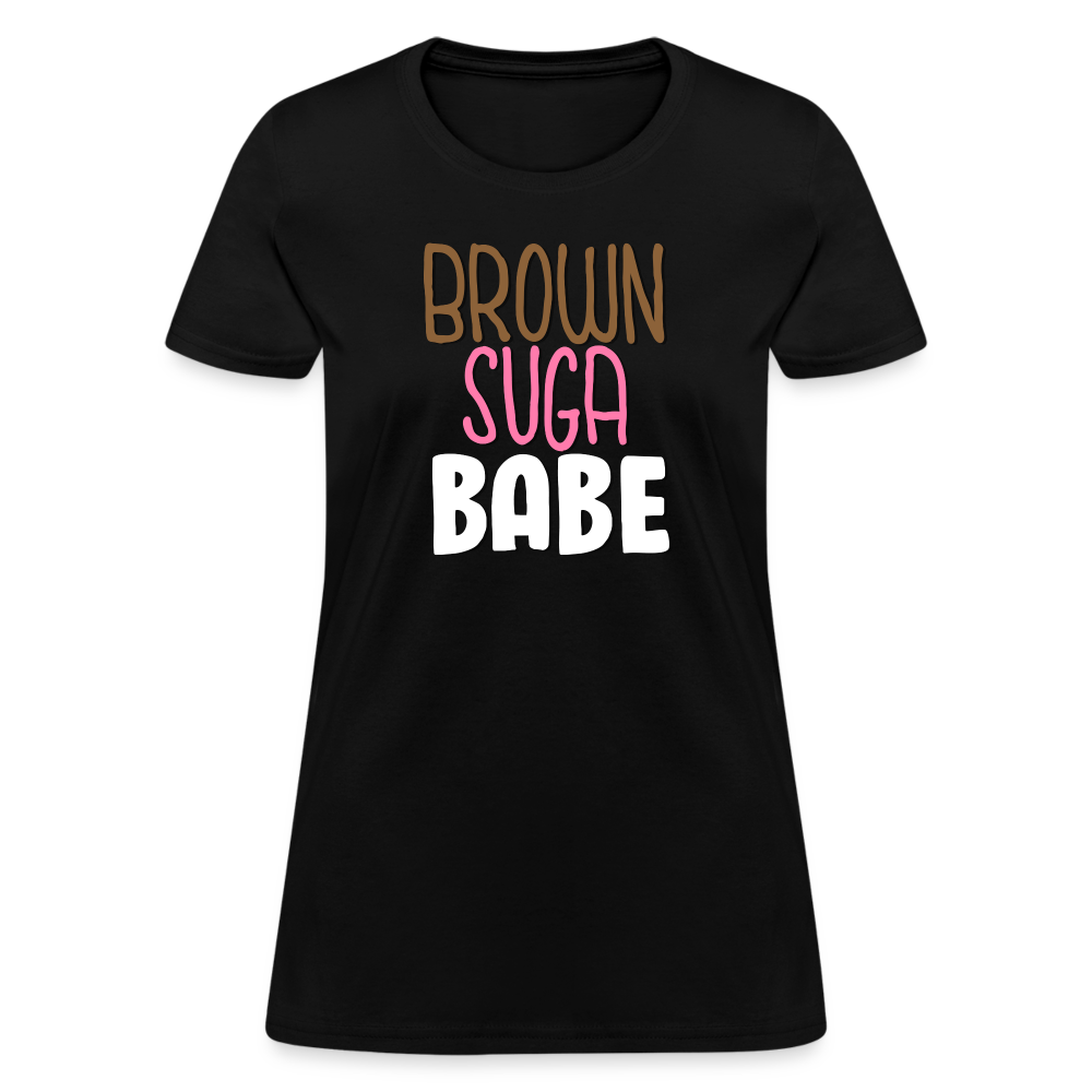 Brown Suga Babe Women's T-Shirt - black