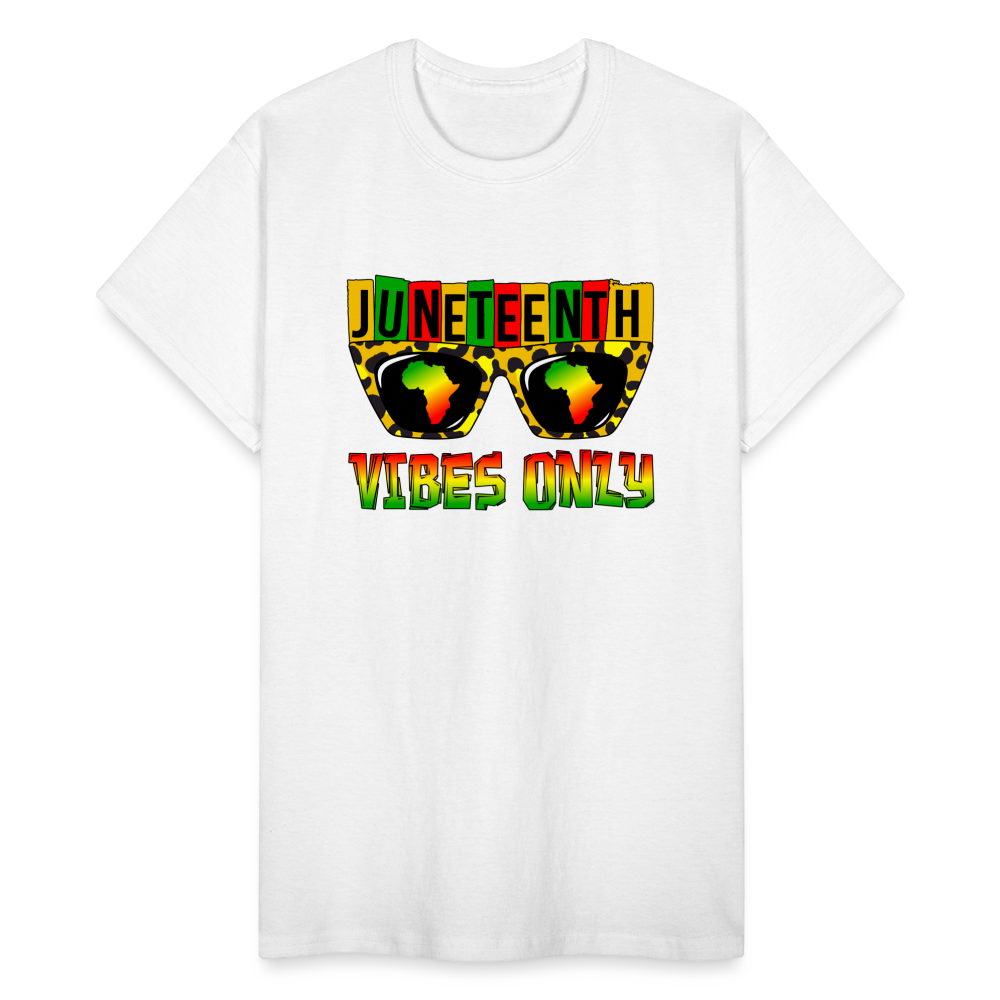 Juneteenth Vibes Unisex T-Shirt - white
