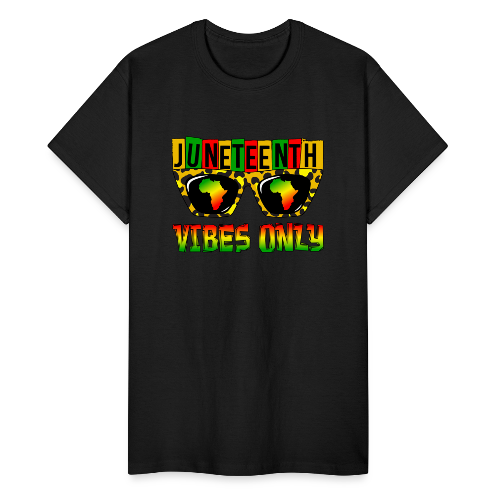 Juneteenth Vibes Unisex T-Shirt - black