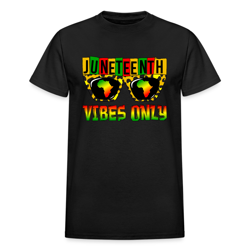 Juneteenth Vibes Unisex T-Shirt - black