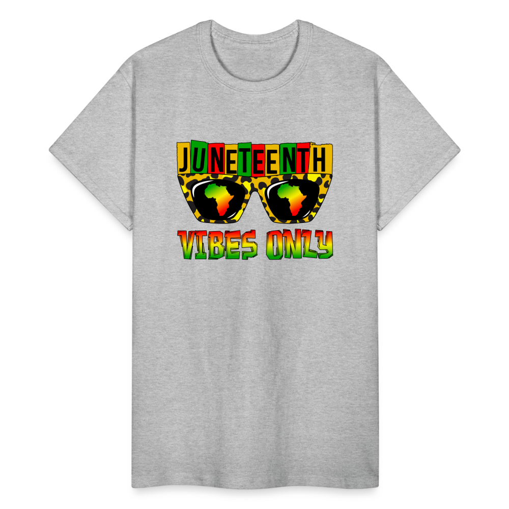Juneteenth Vibes Unisex T-Shirt - heather gray