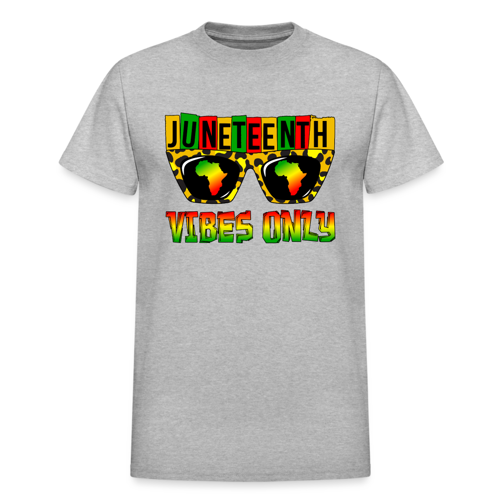 Juneteenth Vibes Unisex T-Shirt - heather gray