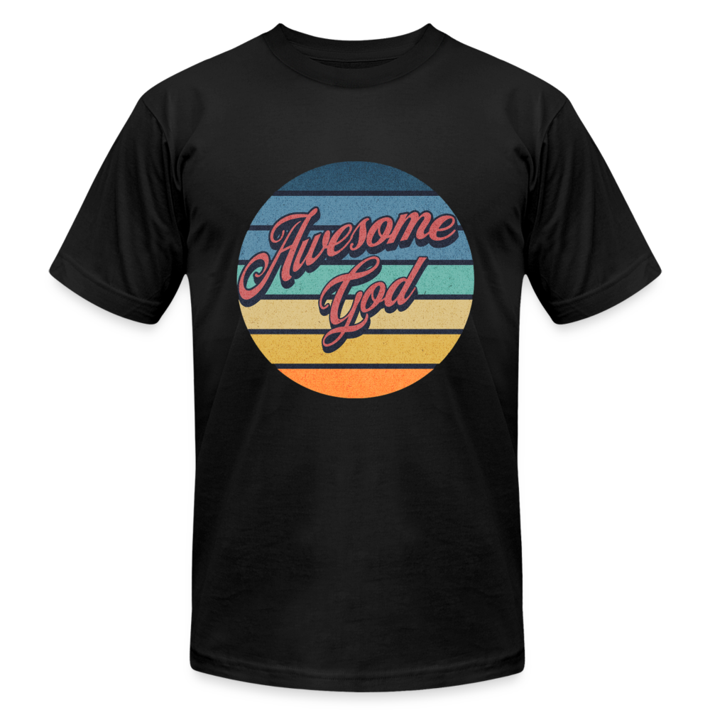 Awesome God Unisex Jersey T-Shirt - black