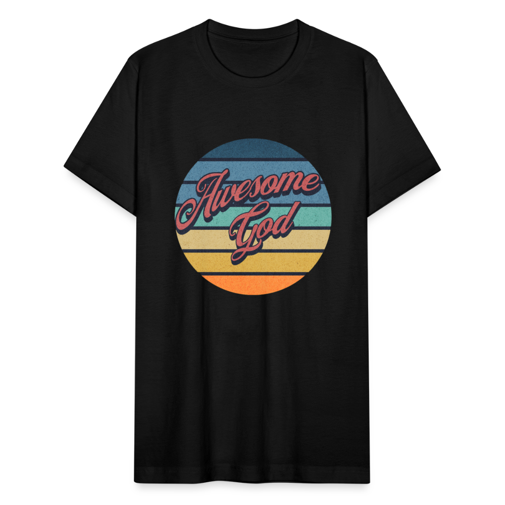 Awesome God Unisex Jersey T-Shirt - black