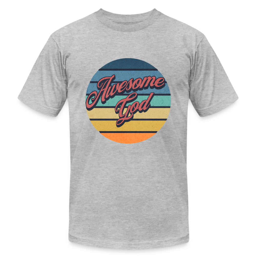 Awesome God Unisex Jersey T-Shirt - heather gray