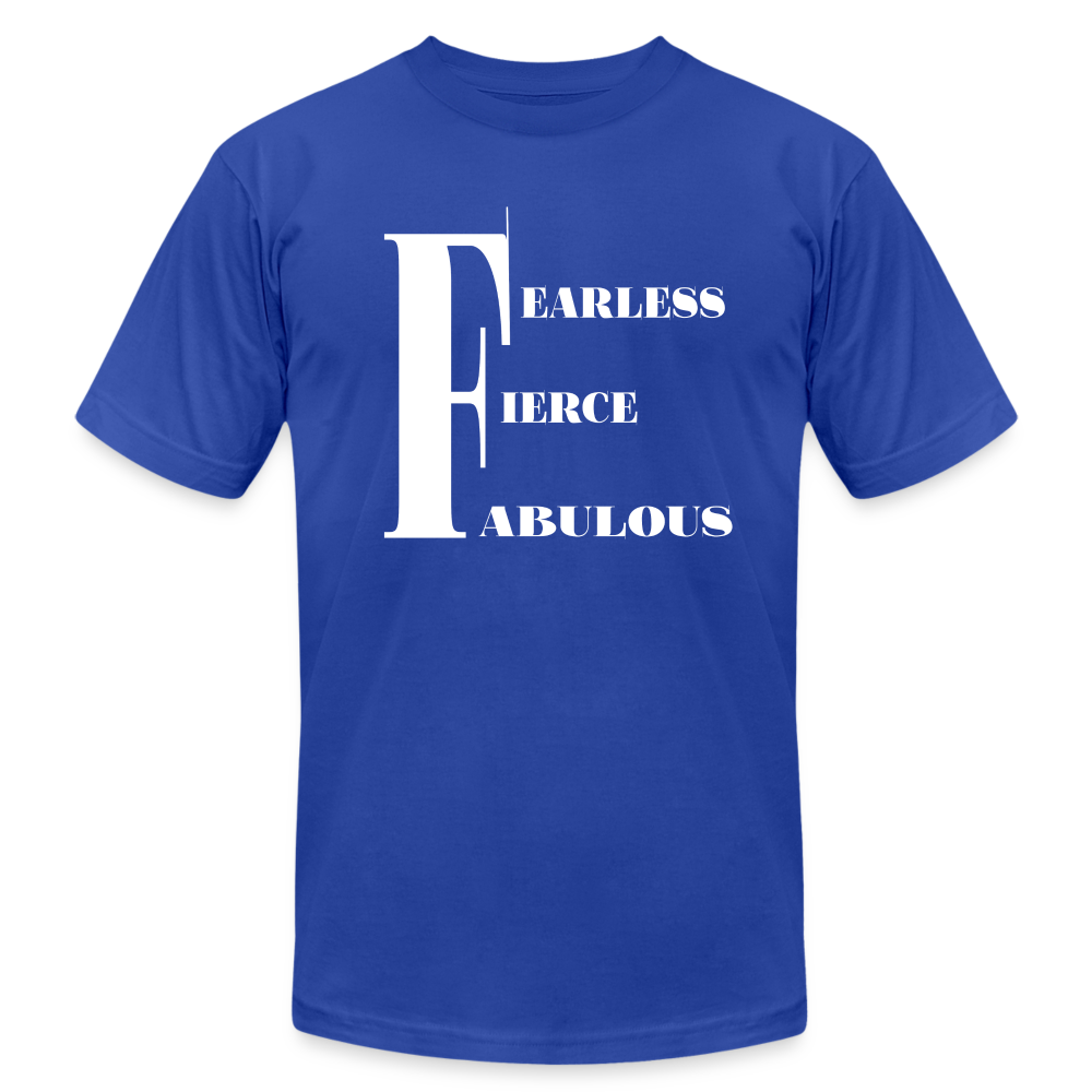 Fearless, Fierce & Fabulous Women's T-Shirt - royal blue