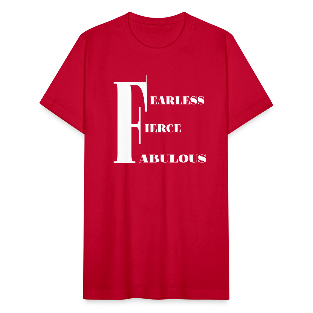 Fearless, Fierce & Fabulous Women's T-Shirt - red