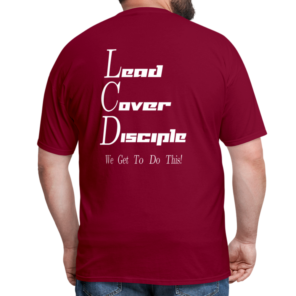 LCD T-Shirt - burgundy