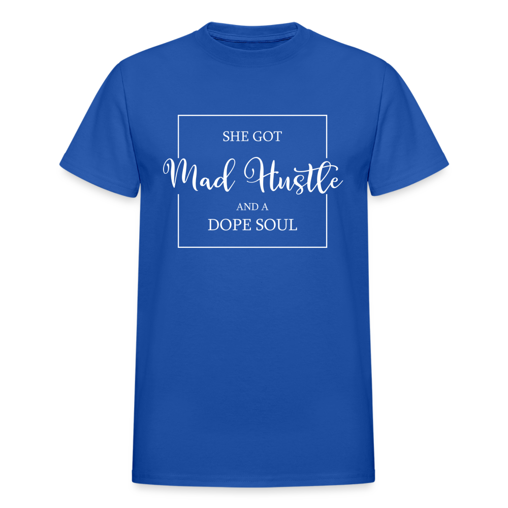 She Got Mad Hustle T-Shirt - royal blue