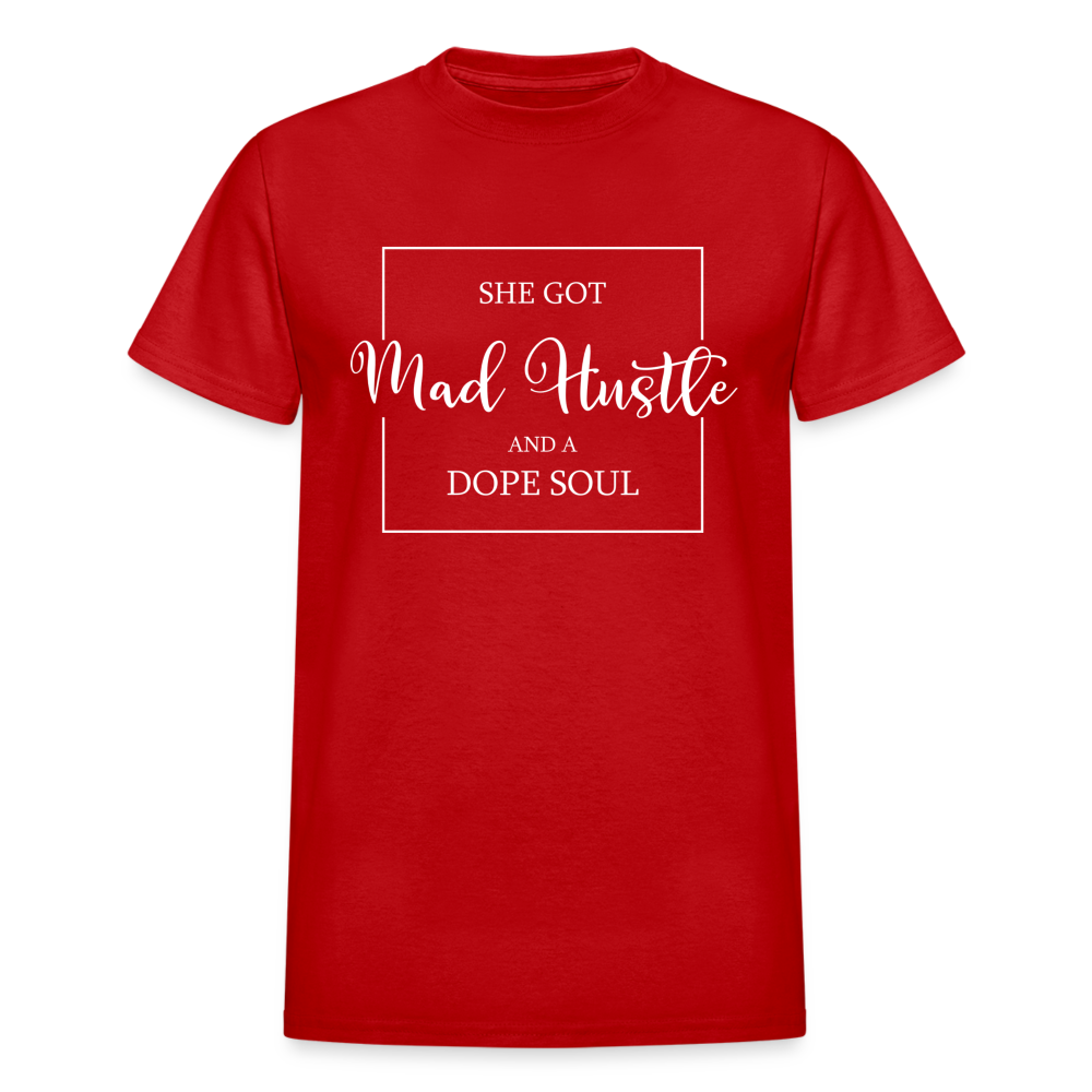She Got Mad Hustle T-Shirt - red