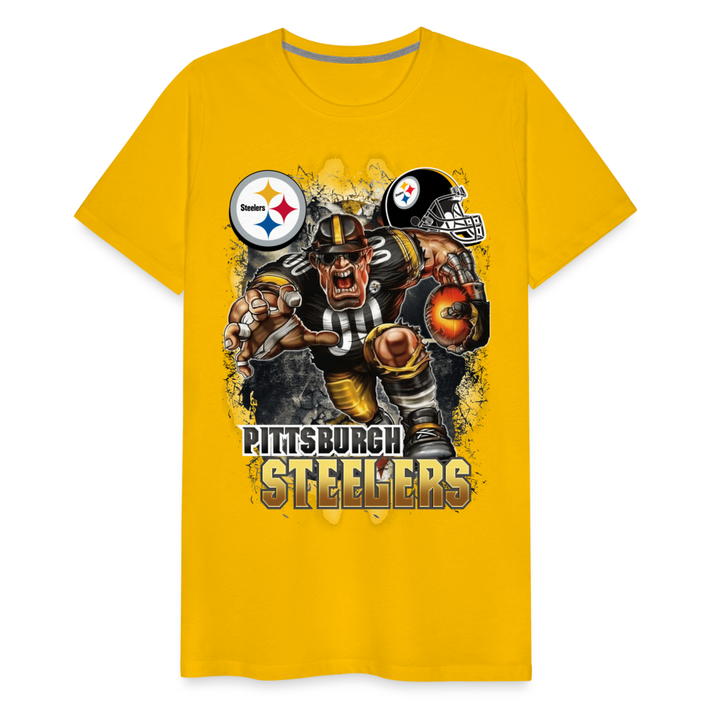 Steelers Fan T-Shirt - sun yellow