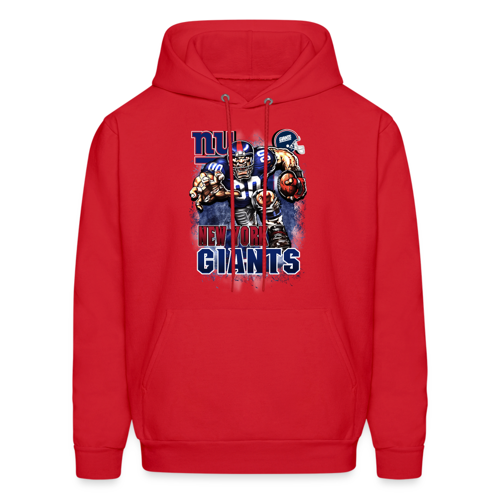 Giants Fan Hoodie - red