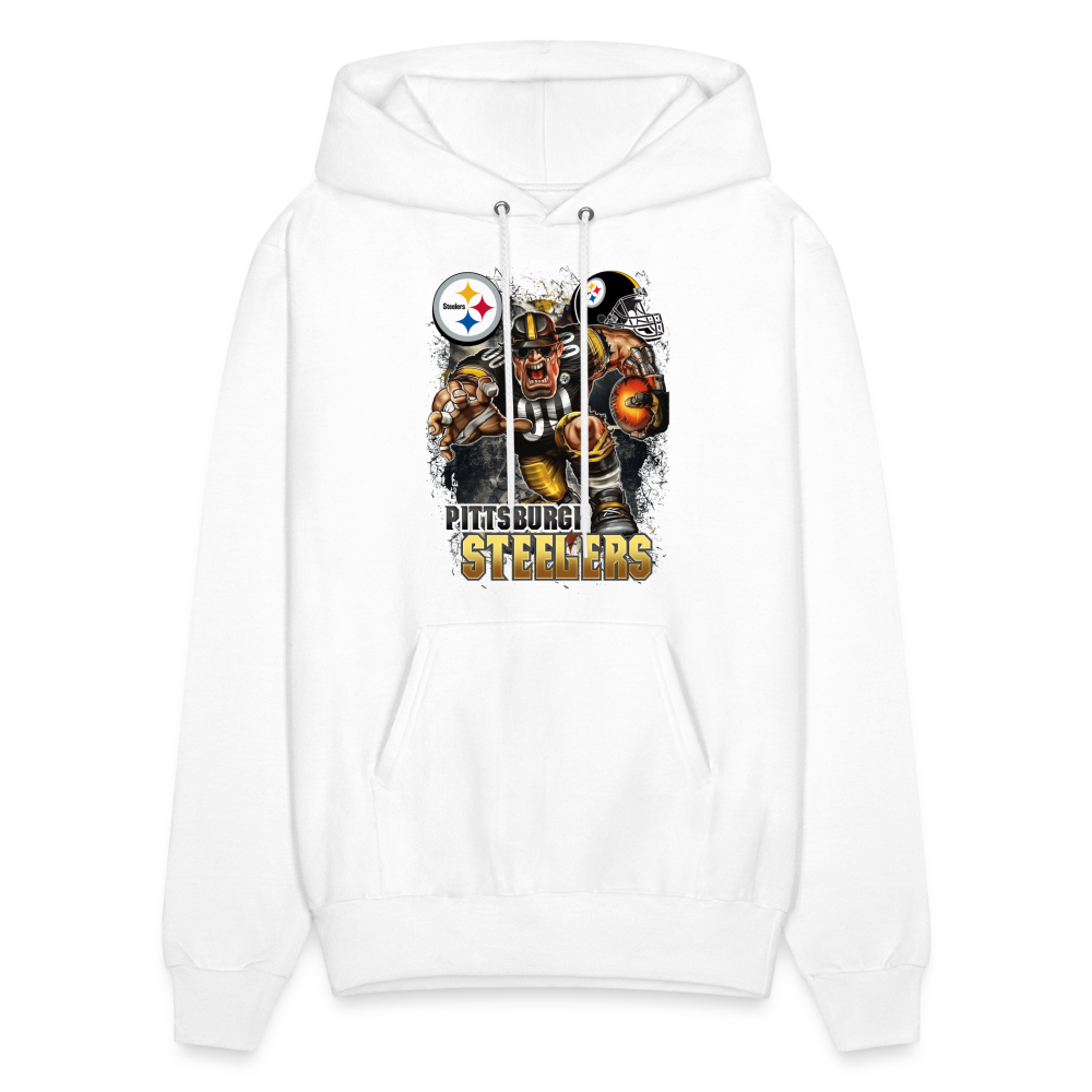 Steelers Fan Hoodie - white