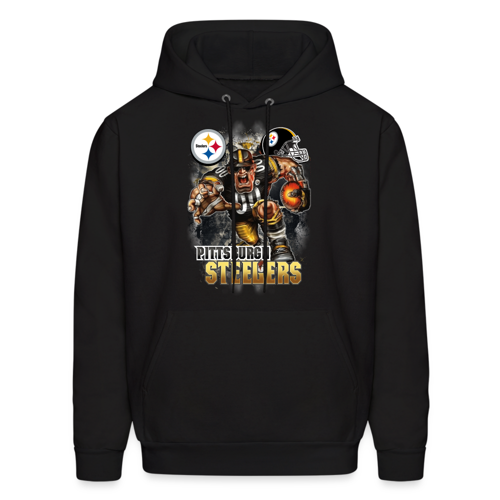 Steelers Fan Hoodie - black