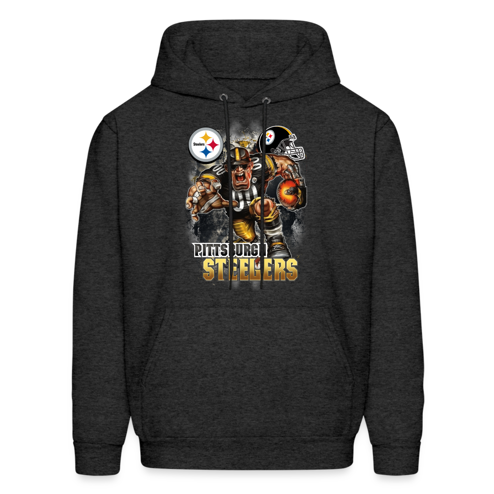 Steelers Fan Hoodie - charcoal grey
