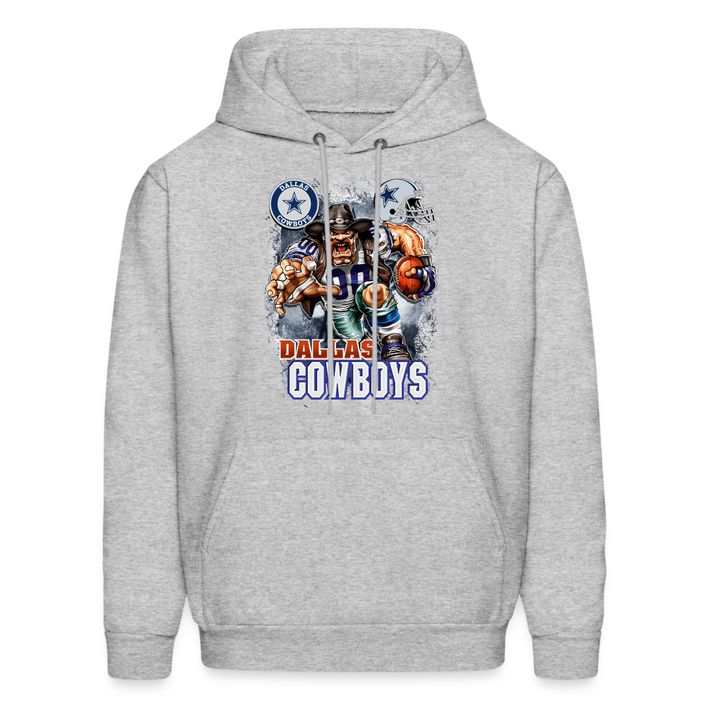 Cowboys Fan Hoodie - heather gray