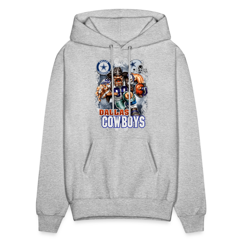 Cowboys Fan Hoodie - heather gray