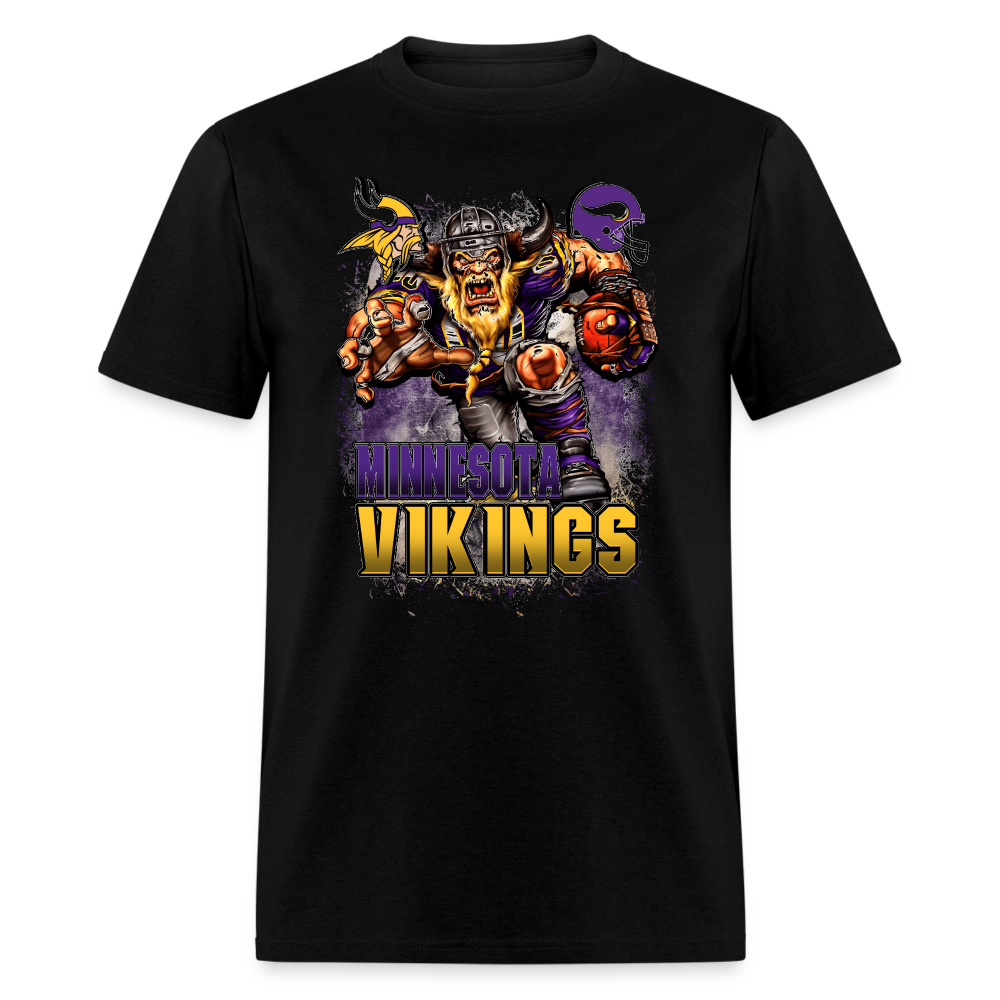 Vikings Fan T-Shirt - black