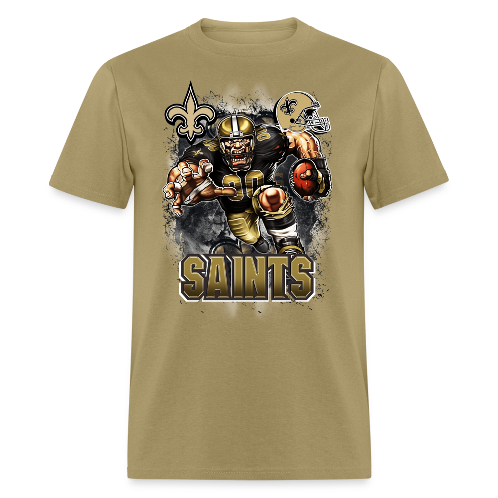 Saints Fan T-Shirt - khaki