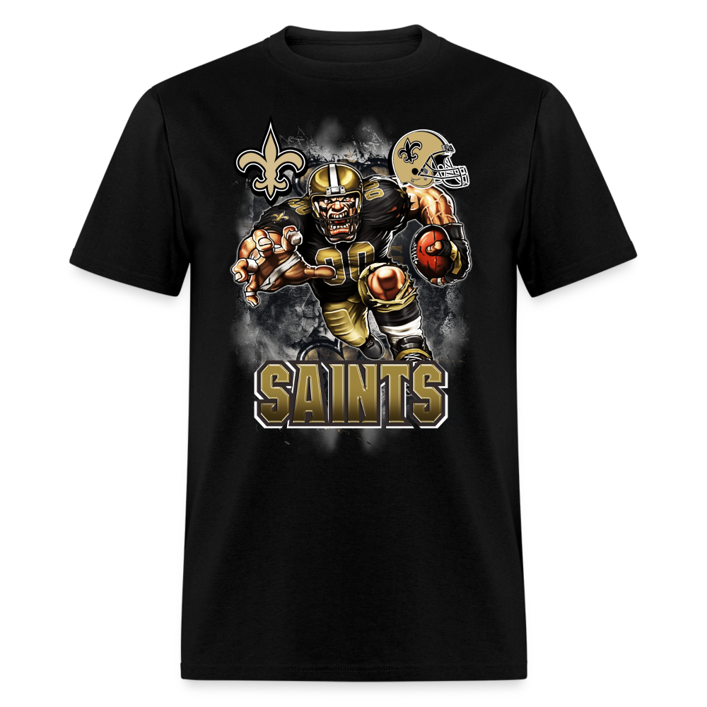 Saints Fan T-Shirt - black