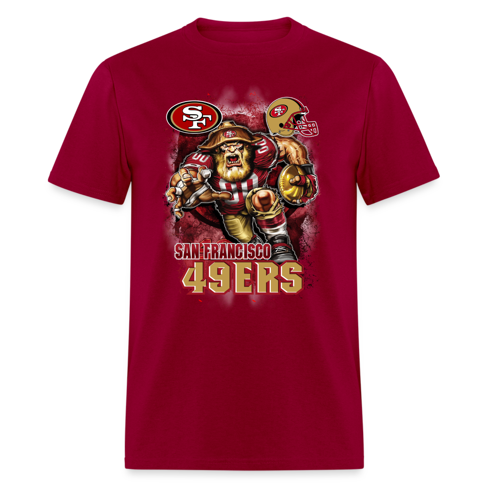 49ers Fan T-Shirt - dark red