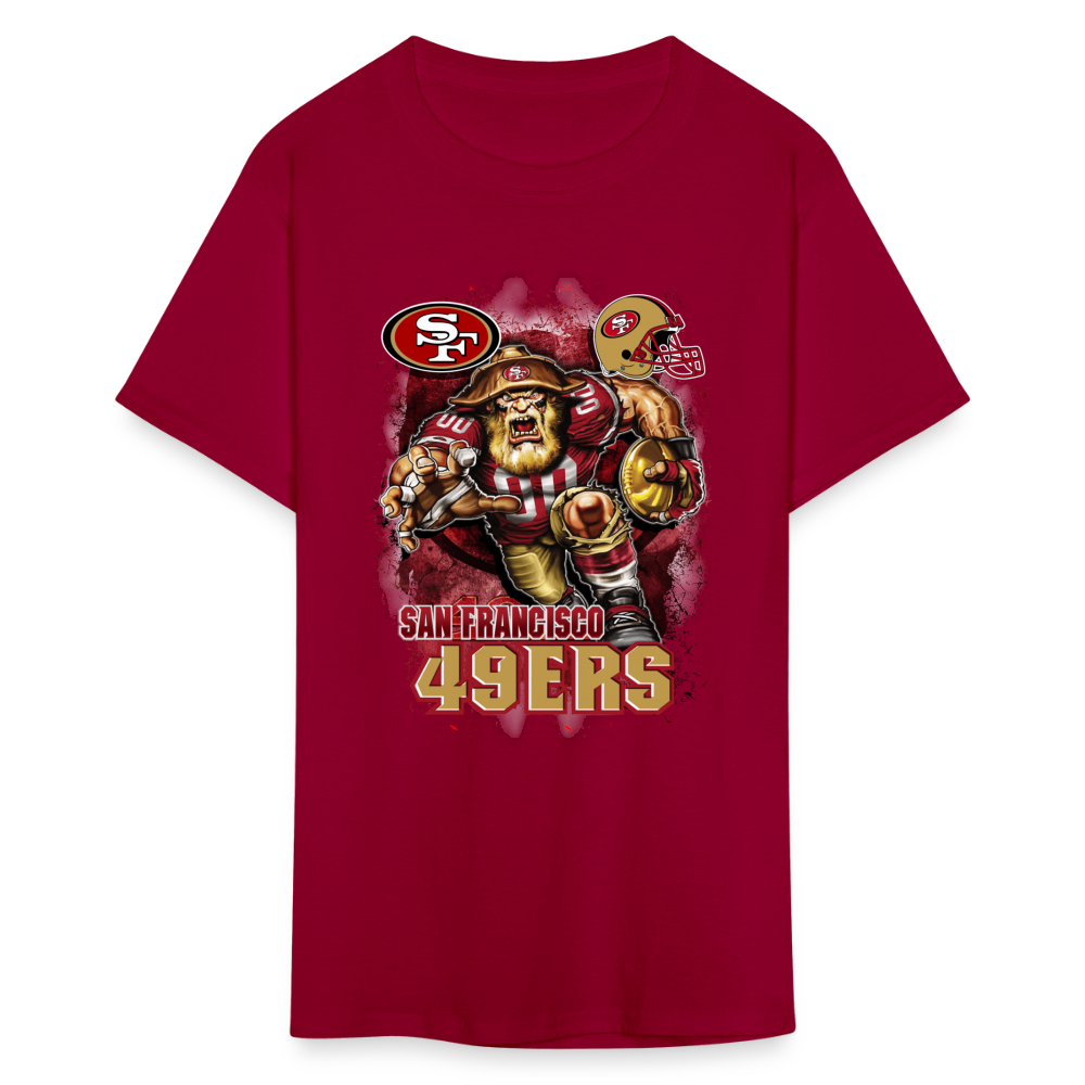 49ers Fan T-Shirt - dark red