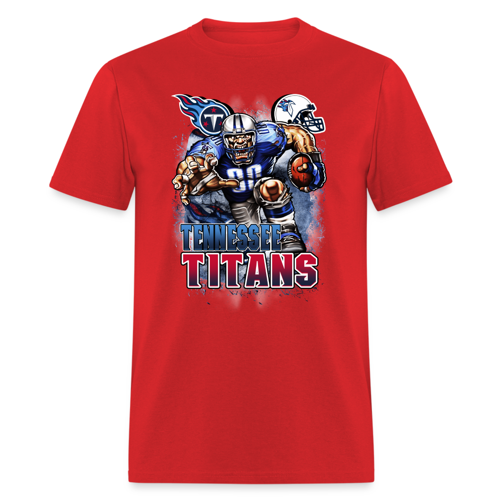 Titans Fan T-Shirt - red