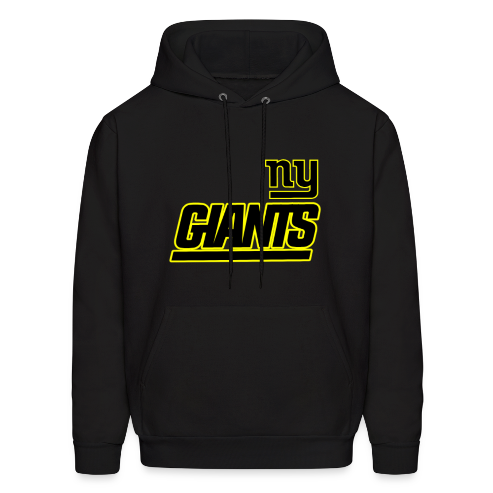 Giants Fan (Black & Yellow) Men's Hoodie - black
