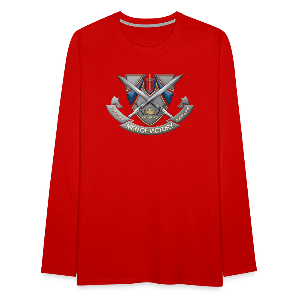 LCD T-Shirt Long Sleeve - red