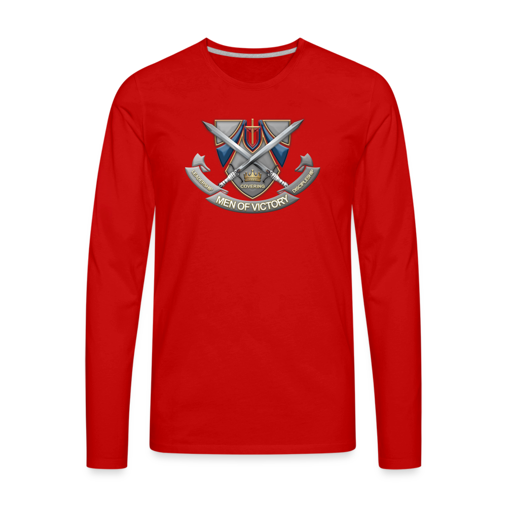 LCD T-Shirt Long Sleeve - red