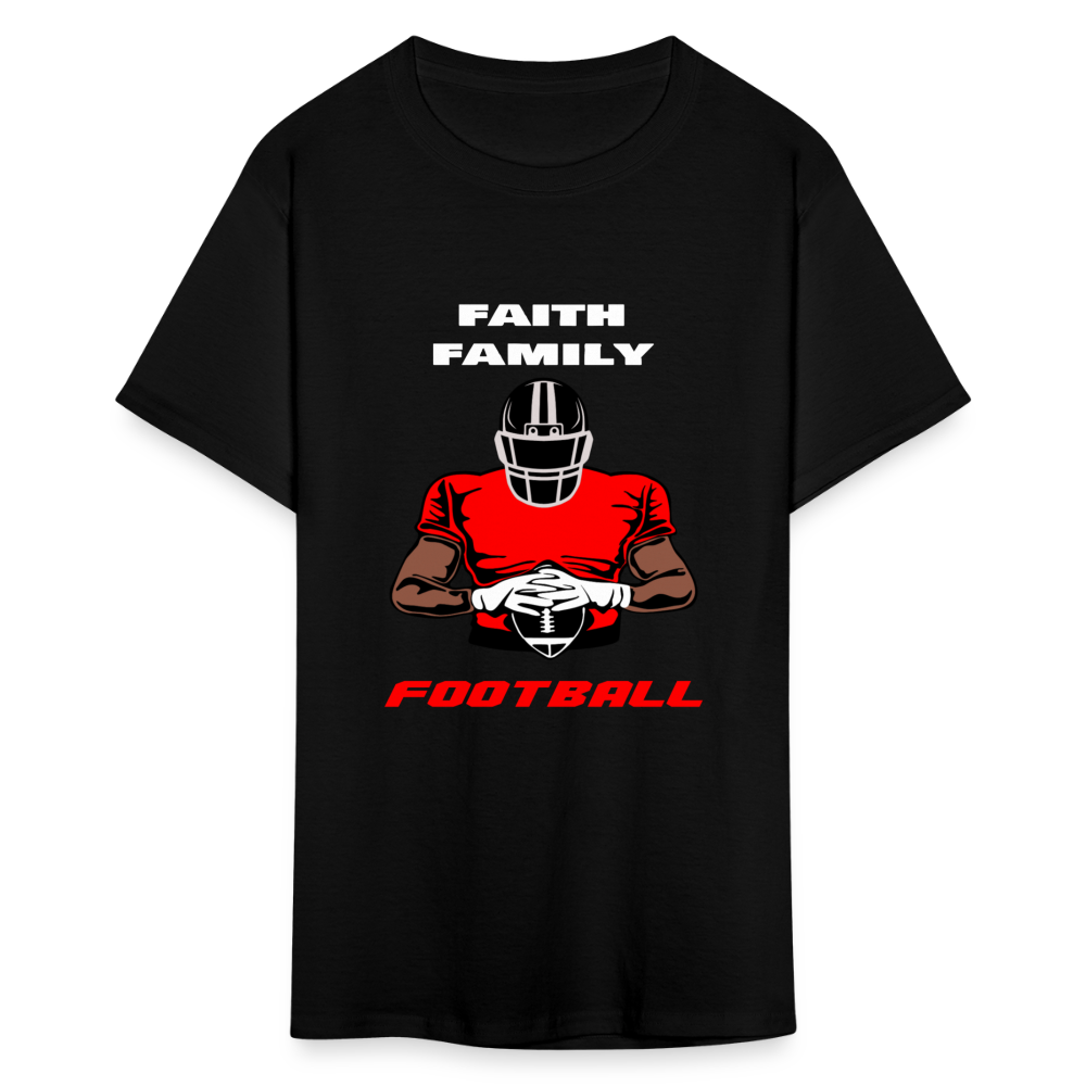 Faith Family Football (Falcons) Unisex T-Shirt - black