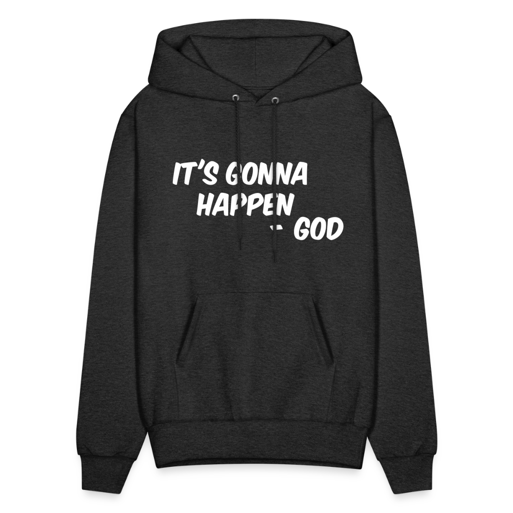 It's Gonna Happen Hoodie - charcoal grey