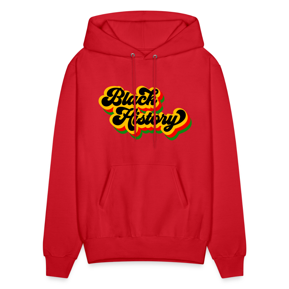 Black History Unisex Hoodie - red