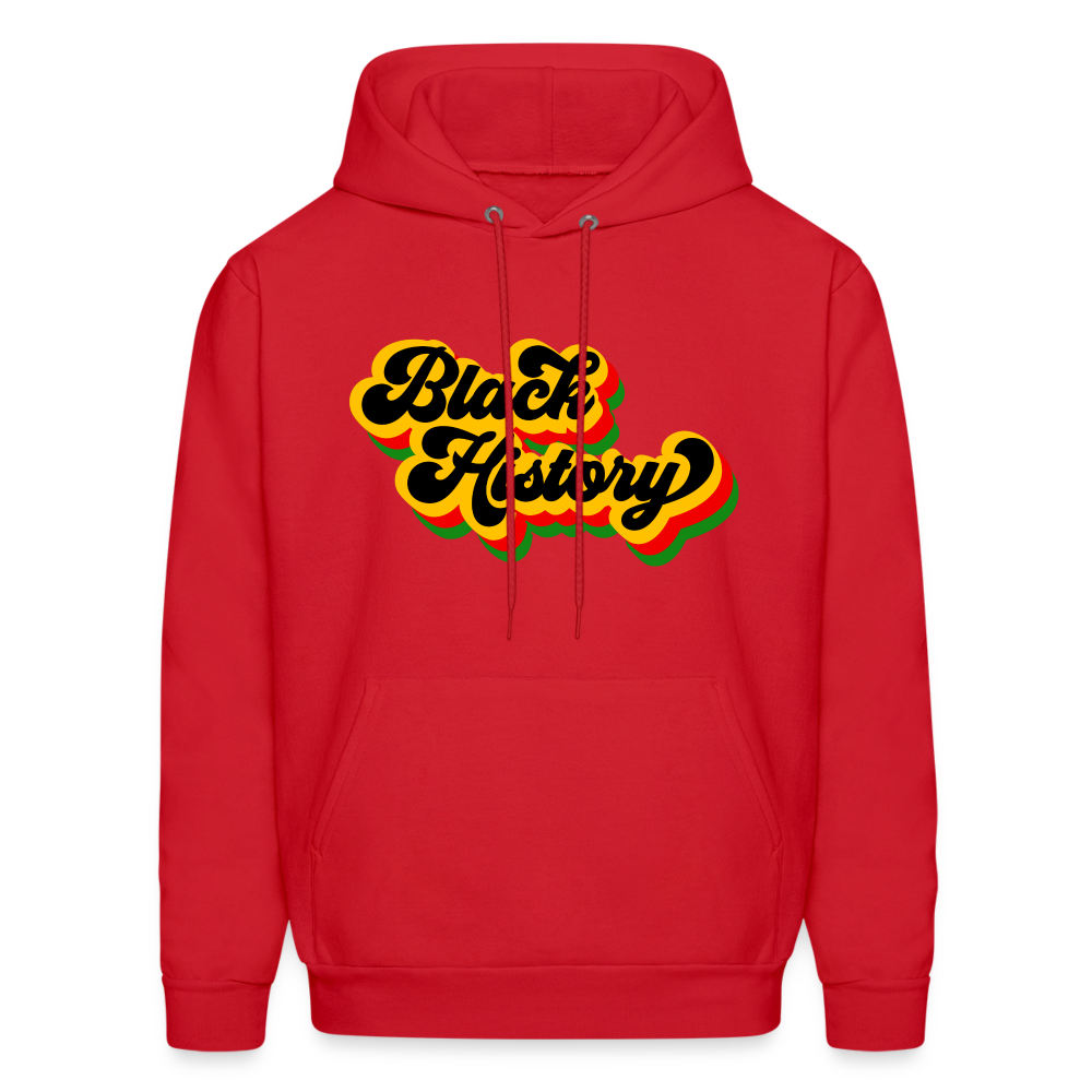 Black History Unisex Hoodie - red