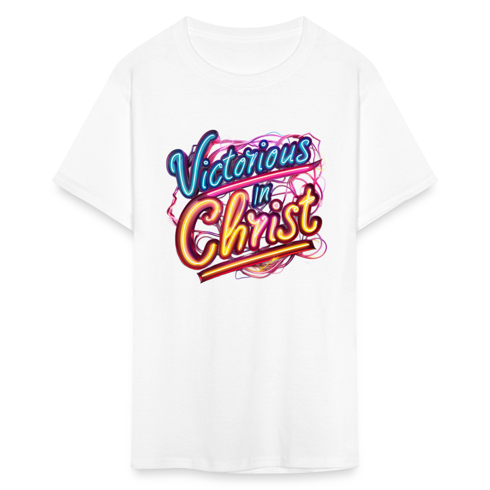 Victorious In Christ Unisex T-Shirt - white