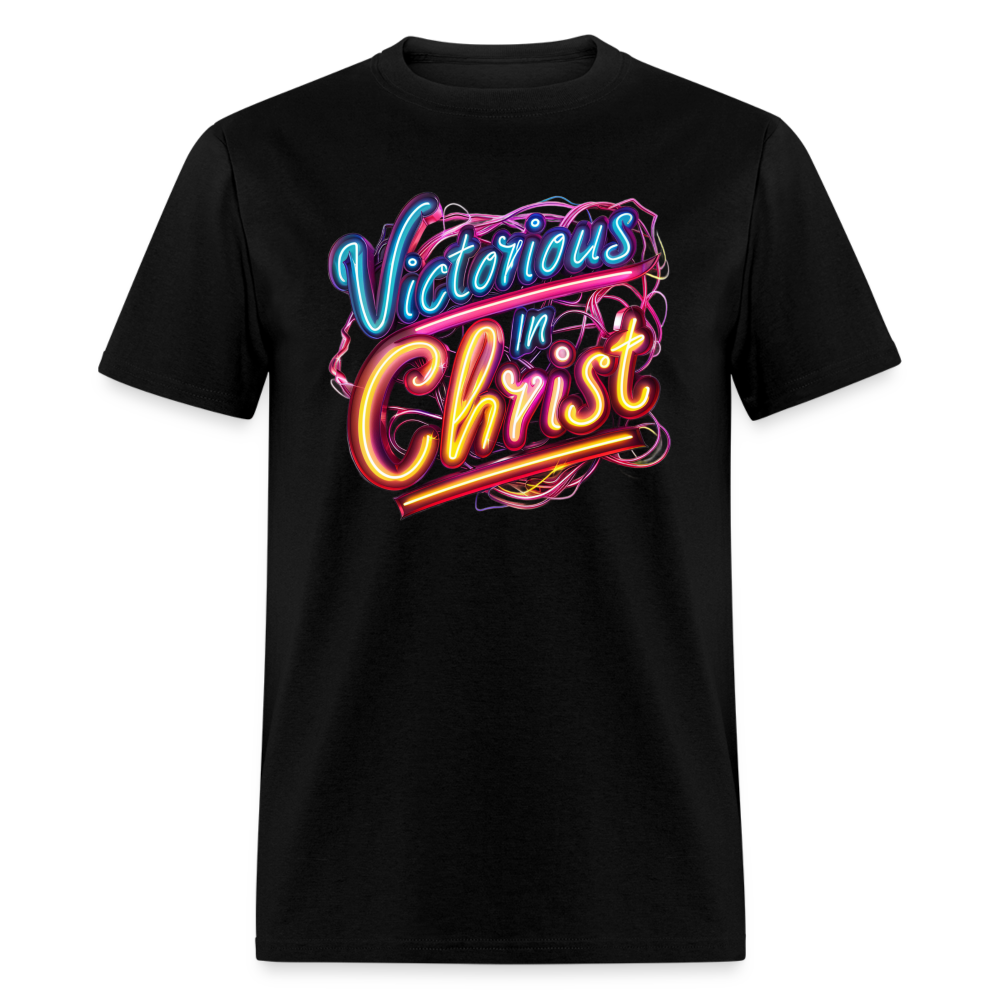 Victorious In Christ Unisex T-Shirt - black