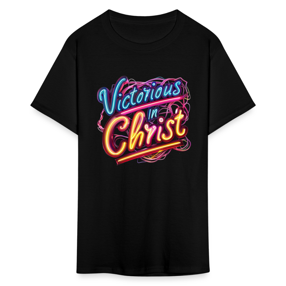 Victorious In Christ Unisex T-Shirt - black