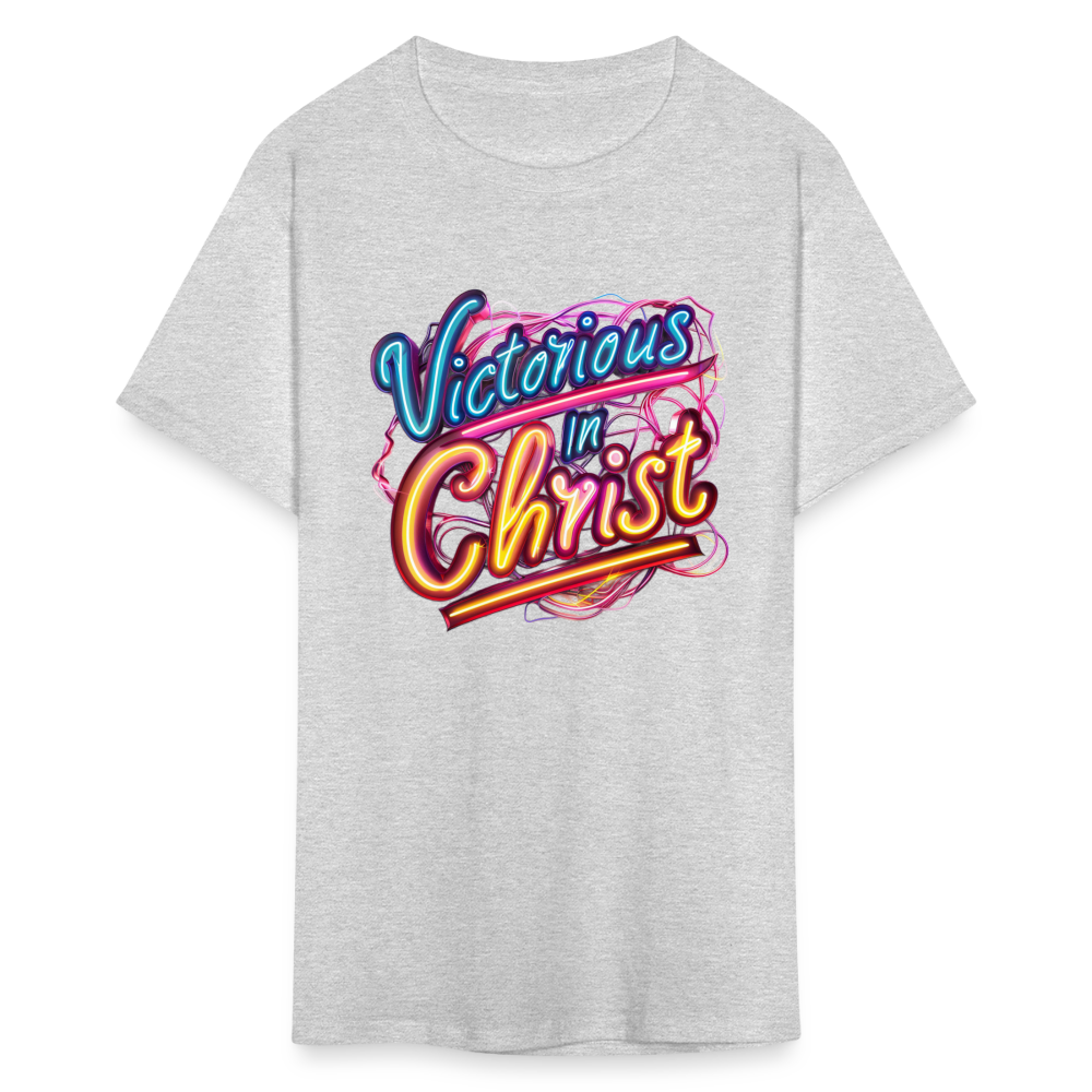 Victorious In Christ Unisex T-Shirt - heather gray