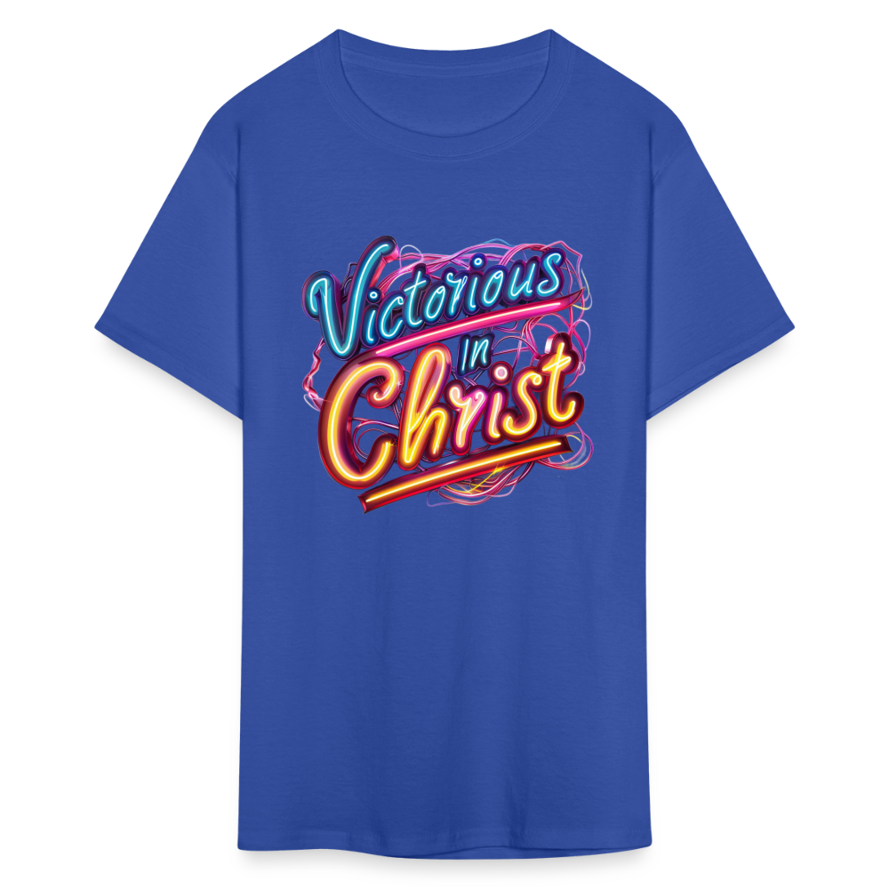 Victorious In Christ Unisex T-Shirt - royal blue