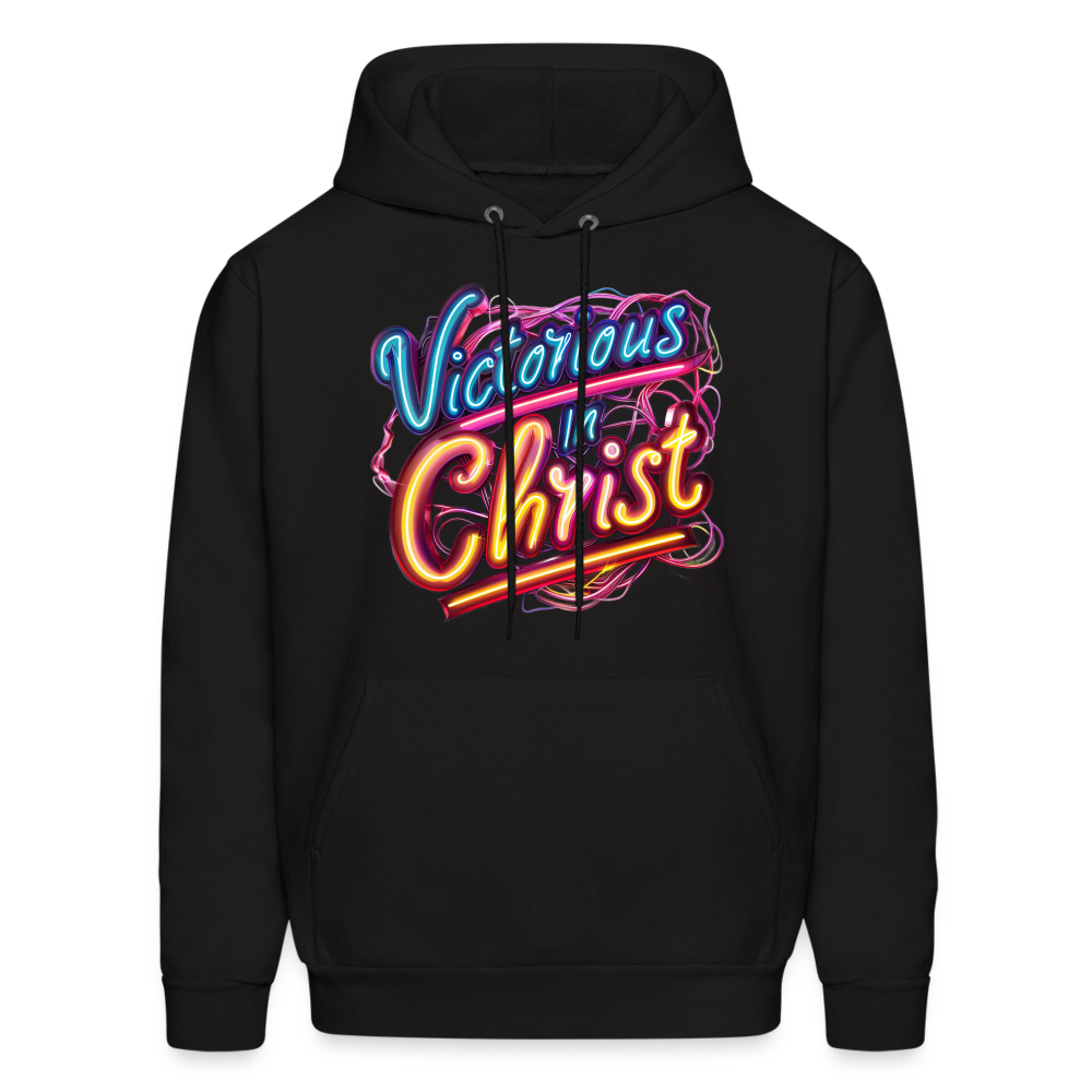Victorious In Christ Unisex Hoodie - black