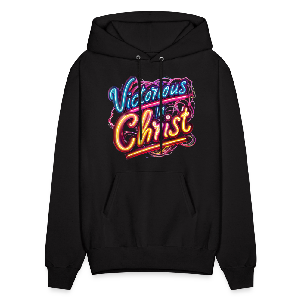 Victorious In Christ Unisex Hoodie - black