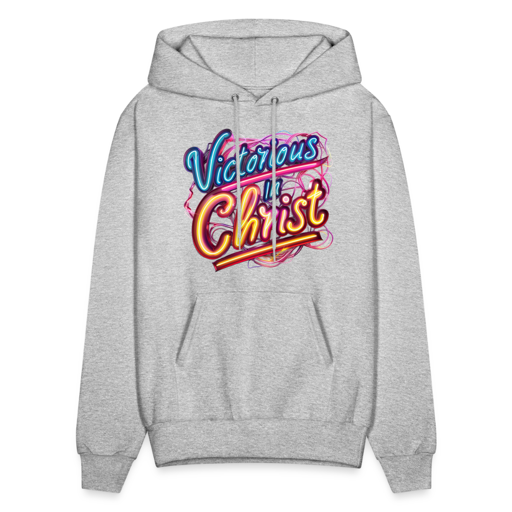 Victorious In Christ Unisex Hoodie - heather gray