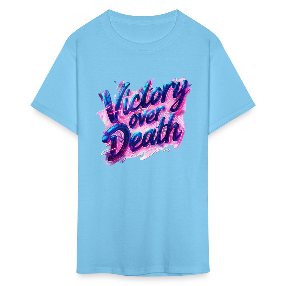 Victory Over Death Unisex T-Shirt - aquatic blue