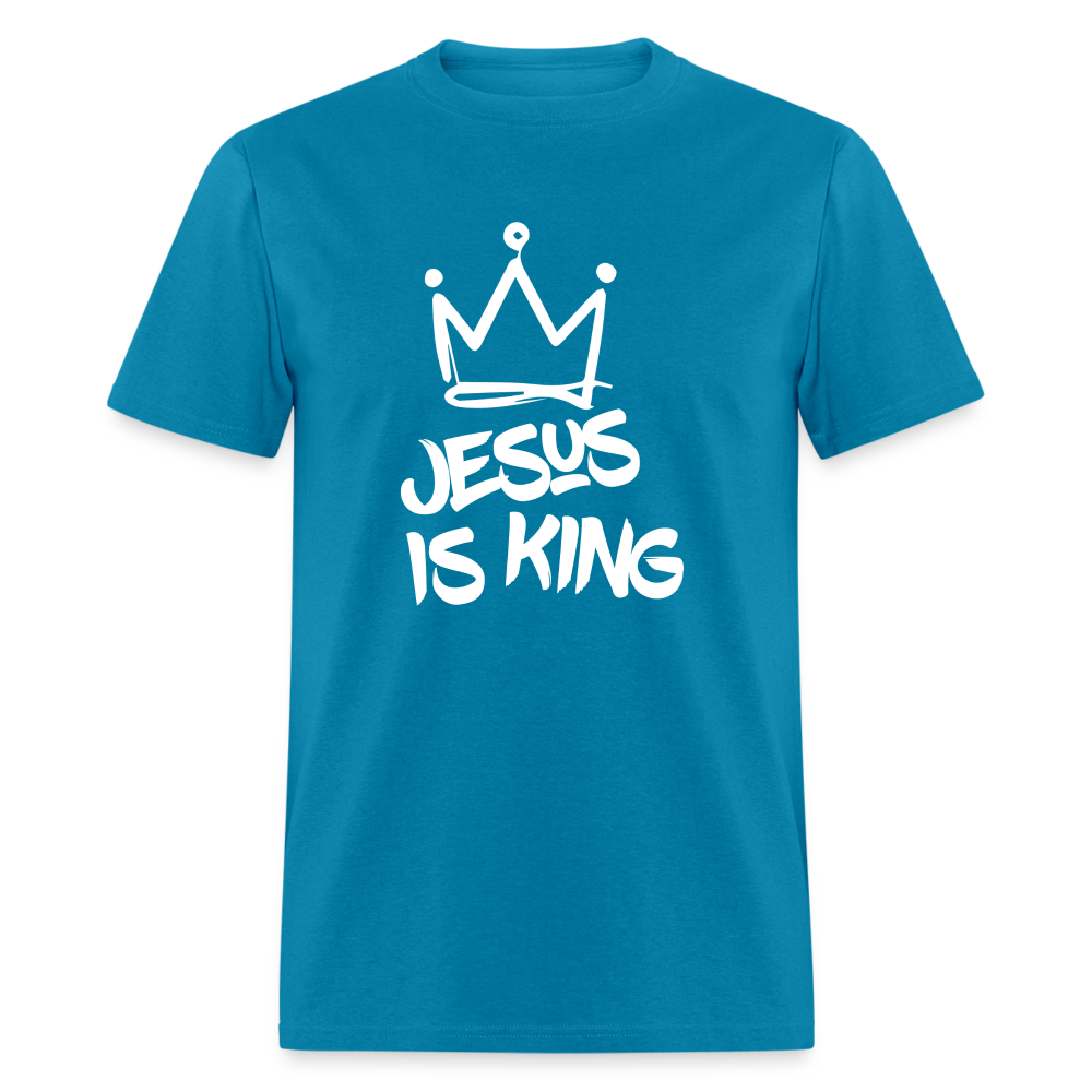Jesus Is King Unisex T-Shirt - turquoise
