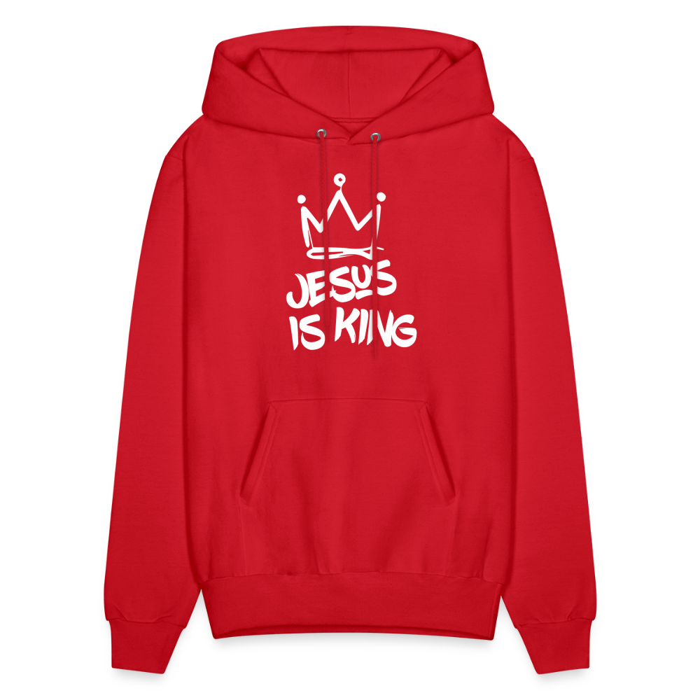 Jesus Is King Hoodie - red