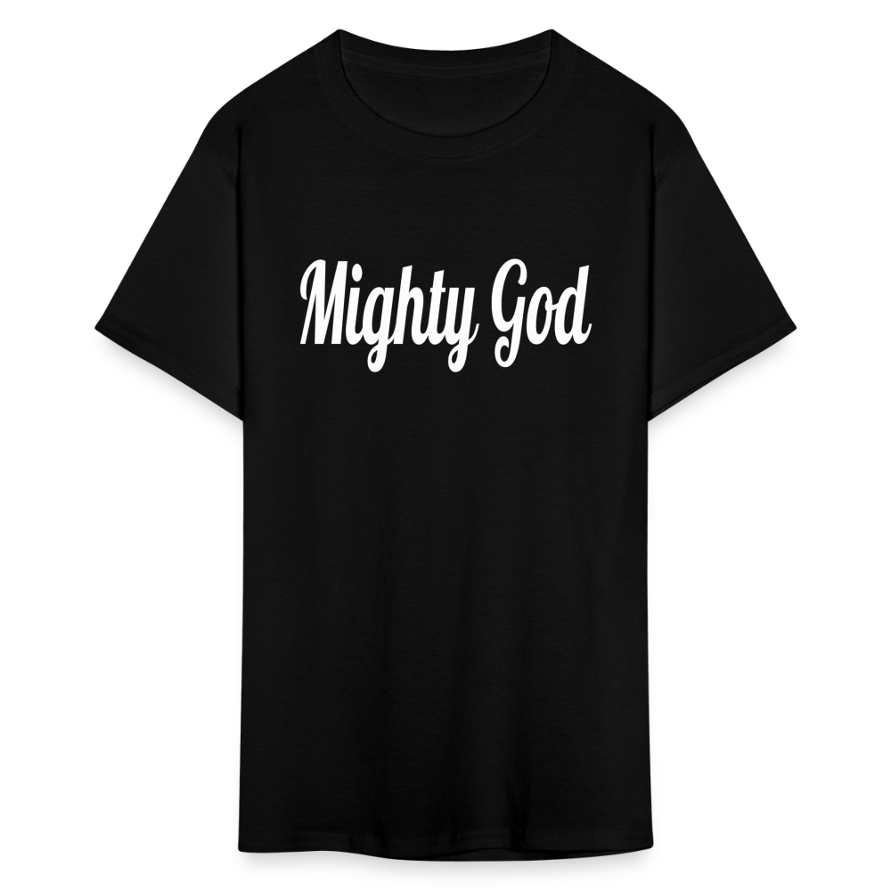 Mighty God Unisex T-Shirt - black