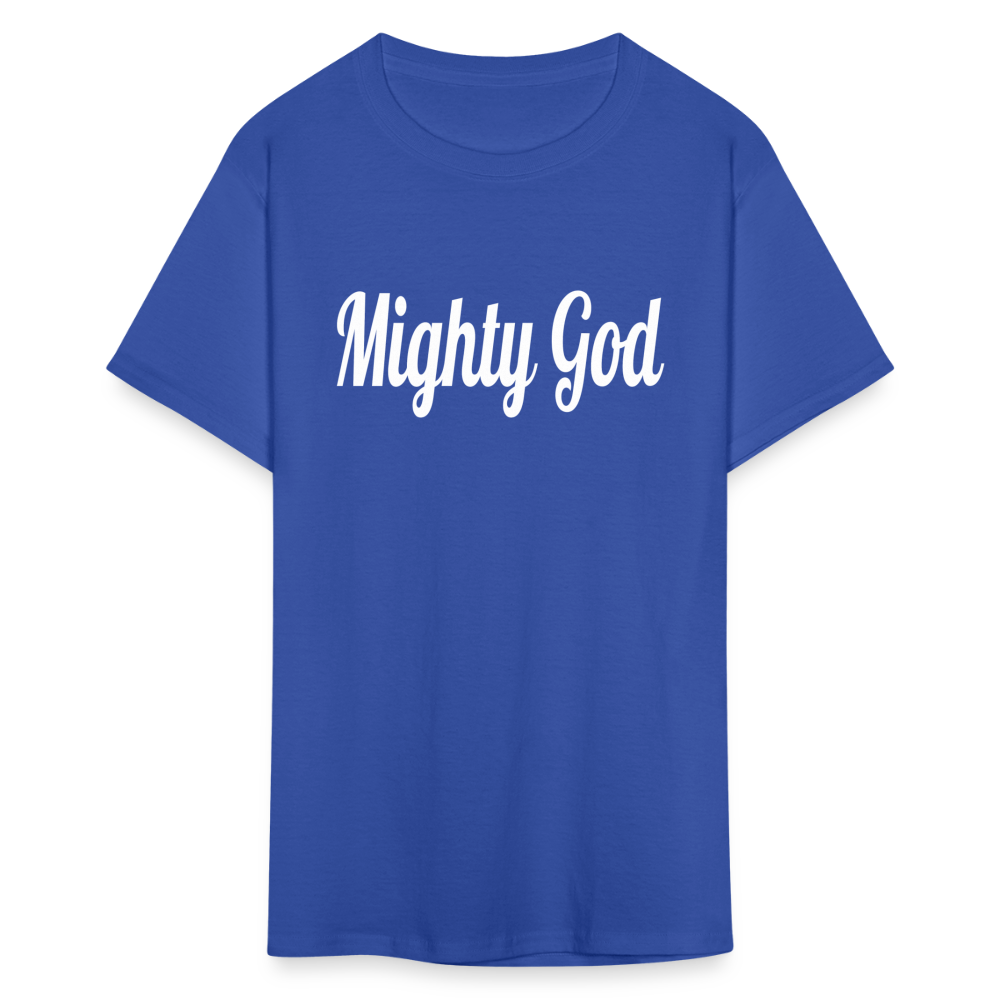Mighty God Unisex T-Shirt - royal blue