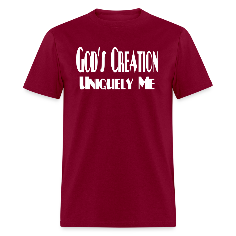 God's Creation - Uniquely Me Unisex T-Shirt - burgundy