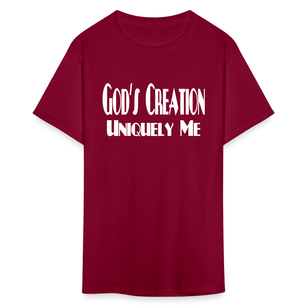 God's Creation - Uniquely Me Unisex T-Shirt - burgundy